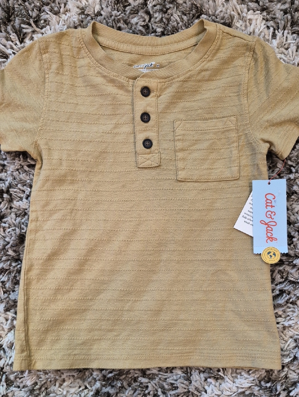 Cat & Jack Cotton Pocket Tee